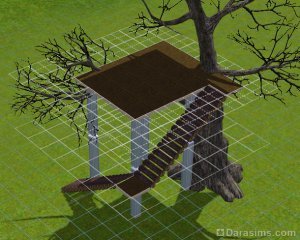 Домик на дереве в The Sims 3! 1356444385_006