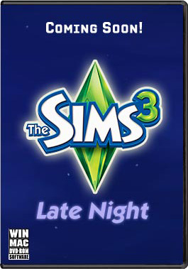 The Sims 3: Late Night - временная обложка