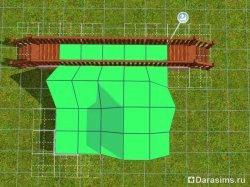 Строительство арочного моста в Симс 3