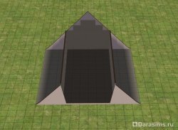Дом в форме треугольника в Симс 2