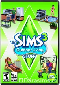 Обложка и логотип нового каталога "The Sims 3 Outdoor Living Stuff"