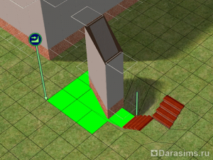 Модульные лестницы в Симс 2 с несколькими пролетами