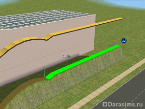 Изогнутая стеклянная крыша в The Sims 2