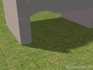 Крыльцо под аркой в The Sims 2