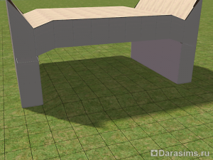 Крыльцо под аркой в The Sims 2