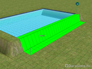 Окно в бассейн в The Sims 2