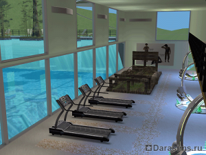Окно в бассейн в The Sims 2