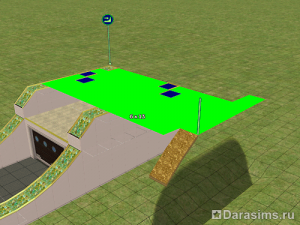 Оригинальный въезд в гараж в Симс 2