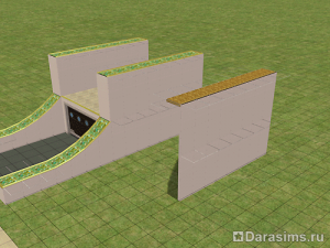 Оригинальный въезд в гараж в Симс 2