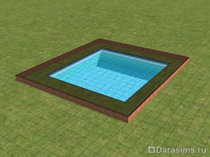 Вода под стеклянным полом в The Sims 2