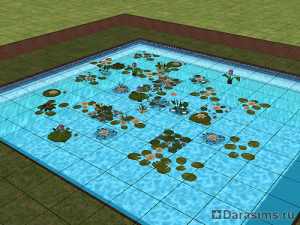 Вода под стеклянным полом в The Sims 2