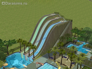 Водные горки в The Sims 2