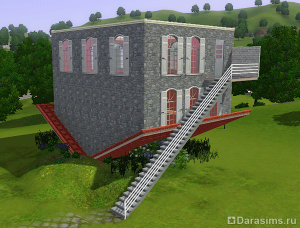 Как построить перевернутый дом в Симс 3
