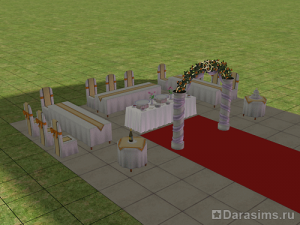 Строительство свадебного павильона в Симс 2
