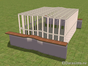 Прозрачный павильон в The Sims 2