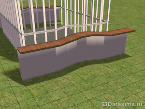 Прозрачный павильон в The Sims 2