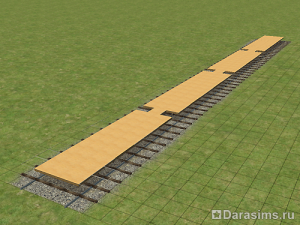 Строительство поезда в The Sims 2