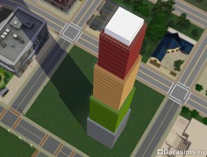 Строительство небоскребов в 43 этажа в Симс 3