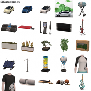 Новый бесплатный набор и «Toyota Prius с» в The Sims 3 Store