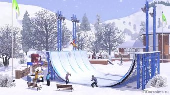 Зима и сноуборды в The Sims 3 Seasons