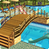 Мостик через бассейн в The Sims 2