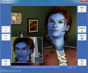 Программа Sims 3 Upload Image Changer