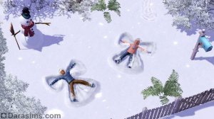 Зимние радости в «The Sims 3»