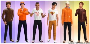 Осенне-зимняя коллекция одежды 55DSL в The Sims 3 Store