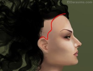 Рисование волос с помощью кистей в Photoshop