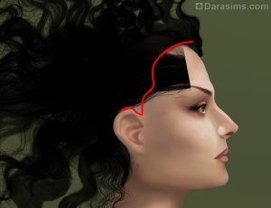 Рисование волос с помощью кистей в Photoshop