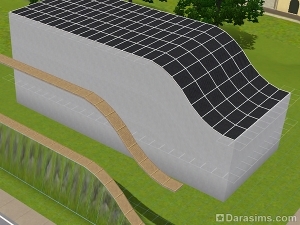 Строительство изогнутой крыши в Симс 3