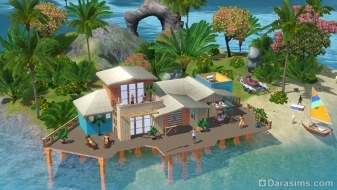 Строительство над водой в «The Sims 3 Island Paradise»