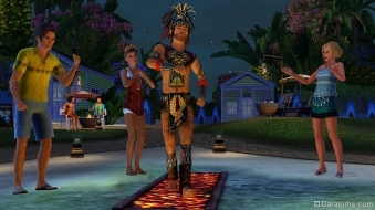 Карнавальный набор в «The Sims 3 Island Paradise»