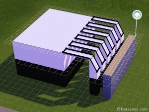 Строительство косого навеса в The Sims 3