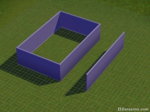 Строительство косого навеса в The Sims 3