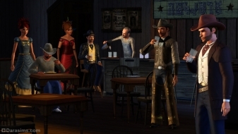 Салун в «The Sims 3 Movie Stuff»