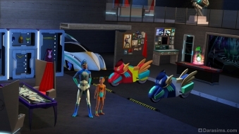 Супергерои в «The Sims 3 Movie Stuff»