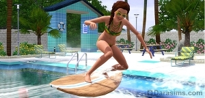 Коллекция «Солнце, серфинг и вода» в The Sims 3 Store