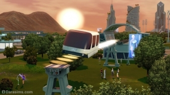 Монорельс в «The Sims 3 Into the Future»