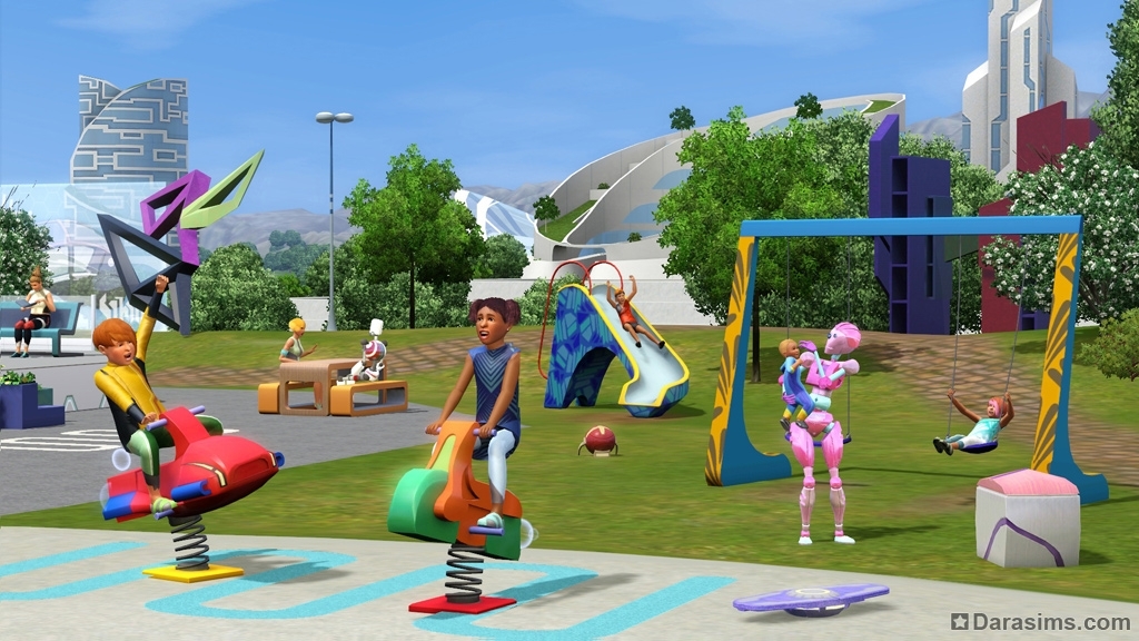Детская площадка в «The Sims 3 Into the Future»