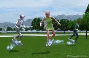Навык передовых технологий и футуристические объекты в «The Sims 3 Into the Future»
