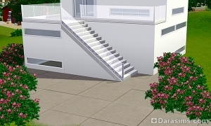 Как добавить под лестницей скос стены в Симс 3