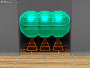 Комнатный камин с цветным пламенем в Симс 3