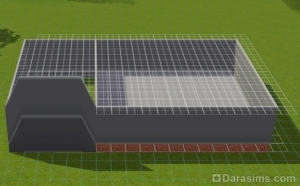 Строительство гаража в доме с фундаментом в «Симс 3»