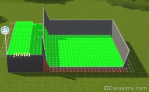 Строительство гаража в доме с фундаментом в «Симс 3»