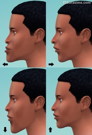 Редактор создания персонажей (CAS) в Симс 4: моделирование лица