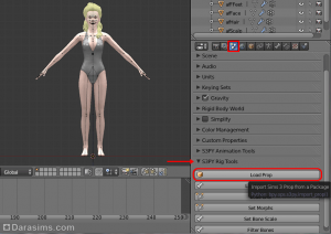 Добавление объектов и одежды в Blender при создании поз в Симс 3