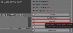 Добавление объектов и одежды в Blender при создании поз в Симс 3