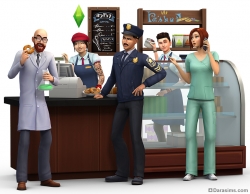 Рендер из The Sims 4 Get to work