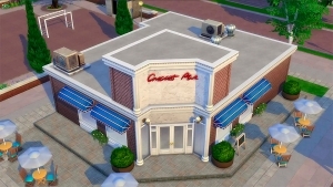 Пекарня в The Sims 4 На работу